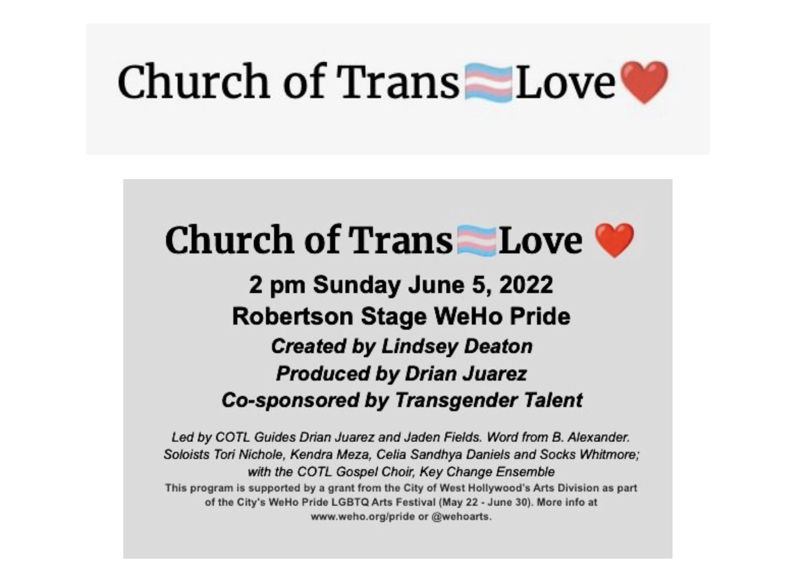 Church of Trans Love